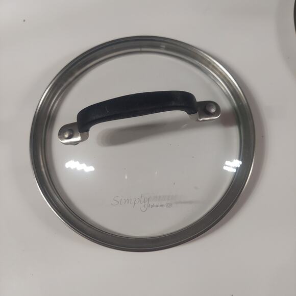 Simply Calphalon Round Glass Replacement Pan Lid 6" OD 5 5/8" ID - Picture 1 of 2